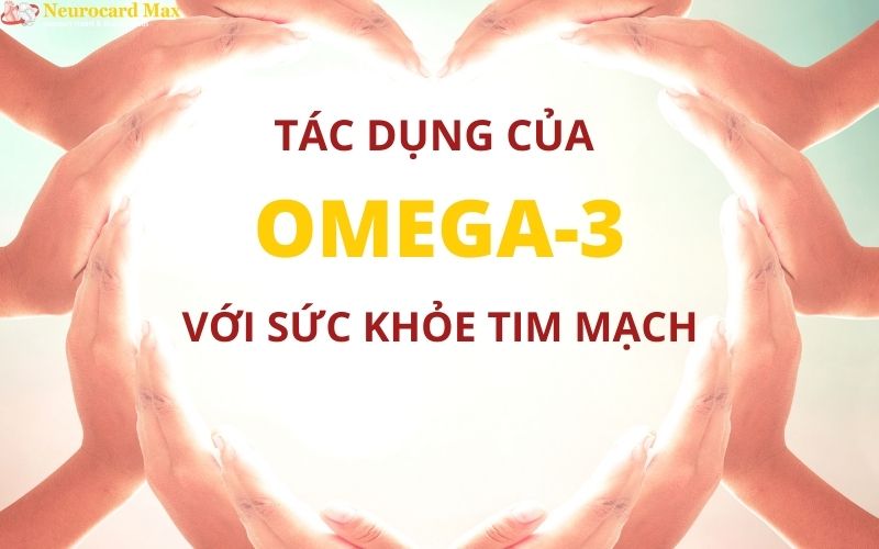 Tác dụng của Omega-3 với sức khỏe tim mạch