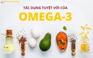 Tác dụng tuyệt vời của Omega-3 với sức khỏe tim mạch và não bộ